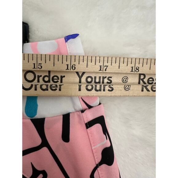 Jamie Sadock Pink Print Skort 14 Golf Tennis Pickleball - Picture 11 of 12